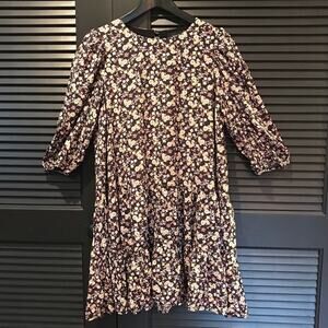 Vici Adorable Ditsy Whimsigoth Tiered Dress, Size Medium